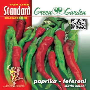 Sjeme povrća PAPRIKA FEFERON SLATKI ZELENI