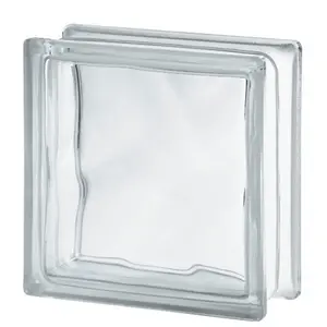 Staklena opeka 190X190X80mm PROZIRNA VAL