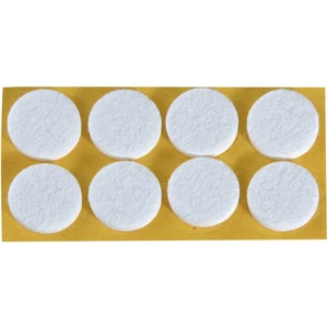 Samoljepivi podlošci od filca FACKELMANN, 18 mm, bijeli