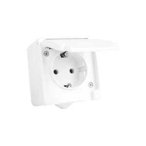 Utičnica nadžbukna PRIKLJUČNICA 2P+PE 16A-250V BIJELA IP54