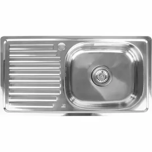 Inox sudoper desni, 74x40 cm