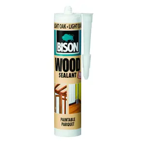 Kit za brtvljenje Bison za drvo, svjetli hrast 300 ml