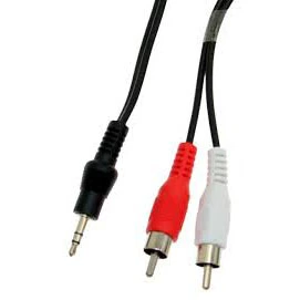 SBOX 3,5mm M.->2 X RCA M. 2M