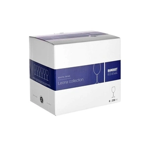 Set čaša BANQUET LEONA 230ml BIJELO VINO 6/1-1