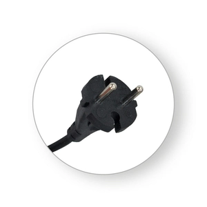 Priključni kabel COMMEL H05VV-F 2x1mm 3.5m CRNI-0