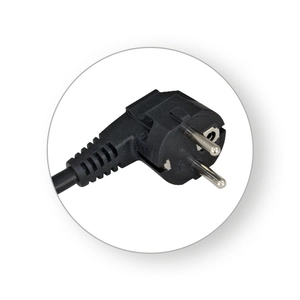 Priključni kabel COMMEL 1,5m 3X2,5mm H05VV-F CRNI