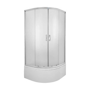 Tuš kabina Aquaart Evora 80H160 polukružna s kadom 80x80x197 cm