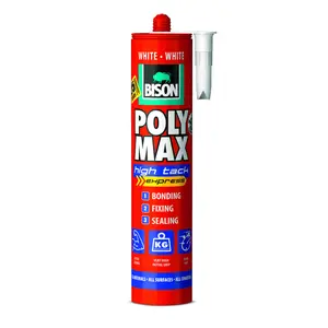 Specijalno brtvilo Bison Poly Max High Tack Express bijeli 425 g