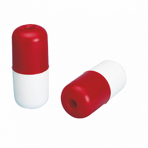 NUOVA RADE PLOVAK S RUPOM D10, 140x60mm, BIJELO-CRVENI