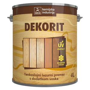 Lazura za drvo ISKRA DEKORIT MAT PALISANDER 4L