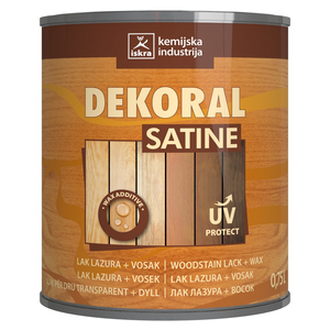 Lazura za drvo ISKRA DEKORAL EBANOVINA 0,75L