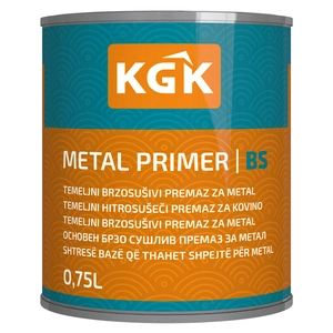 Temeljna boja za metal KGK BRZOSUŠIVA SIVA 0,75L