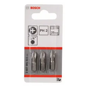 Bit za bušilicu NASTAVAK(BIT) BOSCH IZVIJAČA EXTRA-HARD PH2, 25 MM