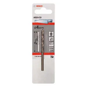 Svrdlo za metal BOSCH HSS-CO,4X43X75