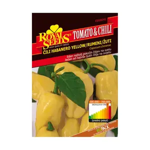 Sjeme povrća ROYAL SEEDS TOMATO&CHILI LINE 46 ČILI HABANERO ŽUTI