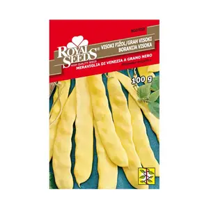 Sjeme povrća Royal seeds grah visoki meraviglia di Venezia a grano nero 100G