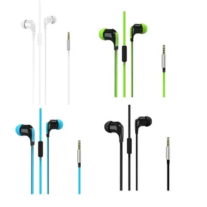 In-ear slušalice A/V PROGRAM VIVANCO IN EAR S MIKROFONOM, 4 BOJE, FLAT KABEL