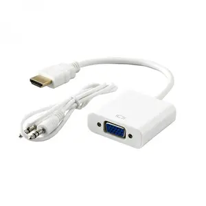 SBOX ADAPTER HDMI M. -> VGA F. + AUDIO