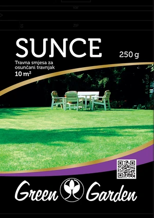 Sjeme trave GREEN GARDEN SUNCE OSUNČANI TRAVNJAK 250g