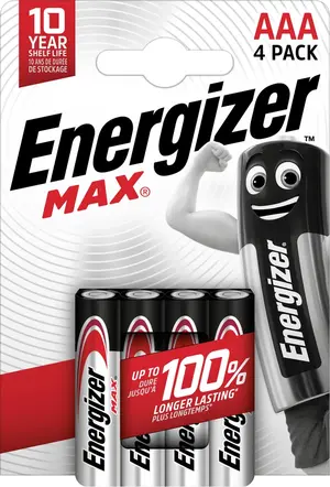 Alkalna baterija Energizer Max LR03 (AAA) 4/1