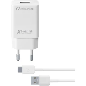 CELLULAR LINE KUĆNI PUNJAČ SAMSUNG + KABEL TYPE-C 3A/15W