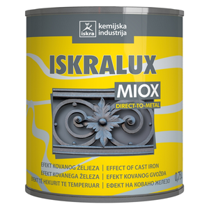 Boja za metal ISKRA MIOX SIVI 0,75L