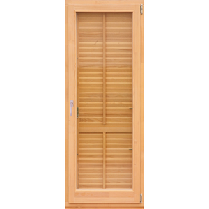 PROZOR DRVENI OPTIMUM 56 Izo balk.vrata 80*210 D + žaluzina Low.e 56 ARX
