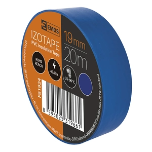 Izolir traka EMOS 19mm/20m - PLAVA