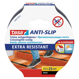 Ljepljiva traka TESA PROTUKLIZNA CRNA 25MM/5M