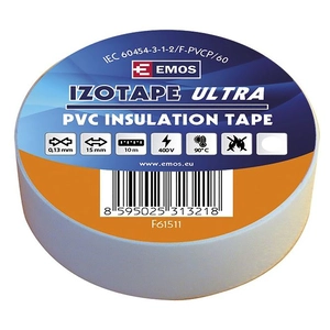 Izolir traka EMOS 15mm/10m - BIJELA