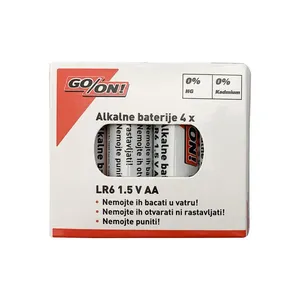 Alkalna baterija NEW GO ON 1.5V LR6 AA 4/1 COLORED BOX