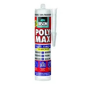 Specijalno brtvilo Bison Poly Max High Tack Express transparent 300 g