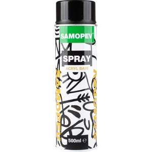 Sprej SAMOPEV RAL 9005 CRNA SJAJ 500ML