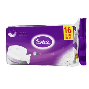 Toaletni papir VIOLETA 16/1, 3-sloja, PREMIUM, NATURAL