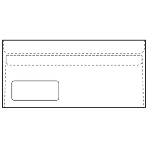 UREDSKI PRIBOR KUVERTA FORNAX ABT-PL LATEX 75G PK25 230x110 PROZOR/BIJELA