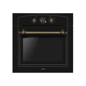 Ugradbena pećnica AMICA TR110TB, Retro, crna