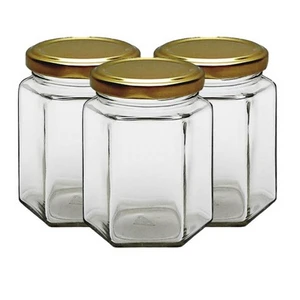 VETRO STAKLENKA HEXAGONAL 196 ML + POKLOPAC 3/1