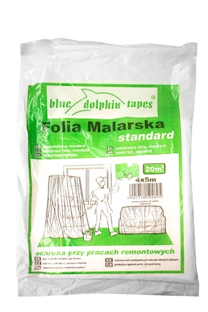 Zaštita za bojanje BLUE DOLPHIN FOLIJA STANDARD 4X5M