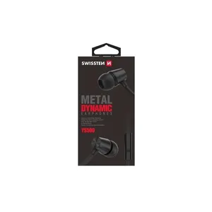 In-ear slušalice A/V PROGRAM SWISSTEN DYNAMIC YS500 METALNE CRNE