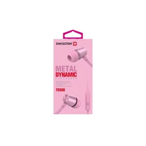 In-ear slušalice A/V PROGRAM SWISSTEN DYNAMIC YS500 METALNE ROZO/ZLATNE