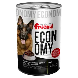 Hrana za pse Friend mokra 1240g govedina Economy