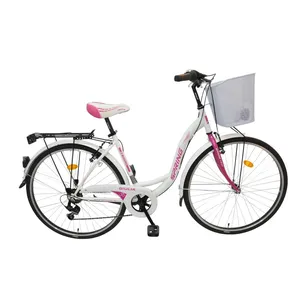 Gradski bicikl SPRING GIULIA 28" BIJELO ROZI
