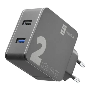 Cellularline PUNJAČ USB MULTIPOWER 2 PRO DUAL 30W