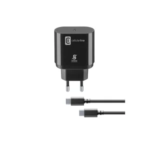 Cellularline PUNJAČ SAMSUNG USB-C I KABEL C-C 25W 2021
