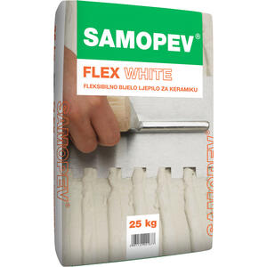 Ljepilo za pločice Samopev Flex White 25kg-0