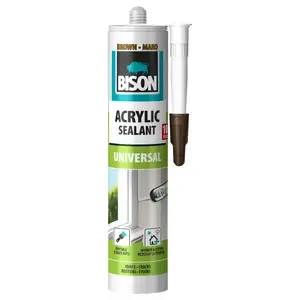 Kit za brtvljenje Bison akrilno brtvilo Univerzal smeđe 300 ml
