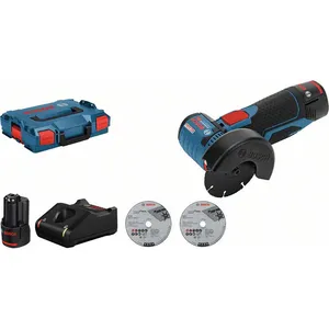 Aku kutna brusilica BOSCH GWS 12V-76, 2x3,0Ah + BOX