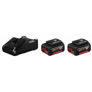 BOSCH 2x GBA 18V 4.0Ah + GAL 18V-40
