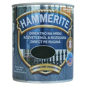 Boja za metal HAMMERITE HAMMERED - EFEKT LAK MAX CRNA 0,25L-1