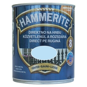 Boja za metal HAMMERITE SMOOTH - SJAJNI LAK CRNA 0,25L-2